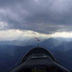 Flugwegposition um 15:38:16: Aufgenommen in der Nähe von St. Ilgen, 8621 St. Ilgen, Österreich in 2462 Meter